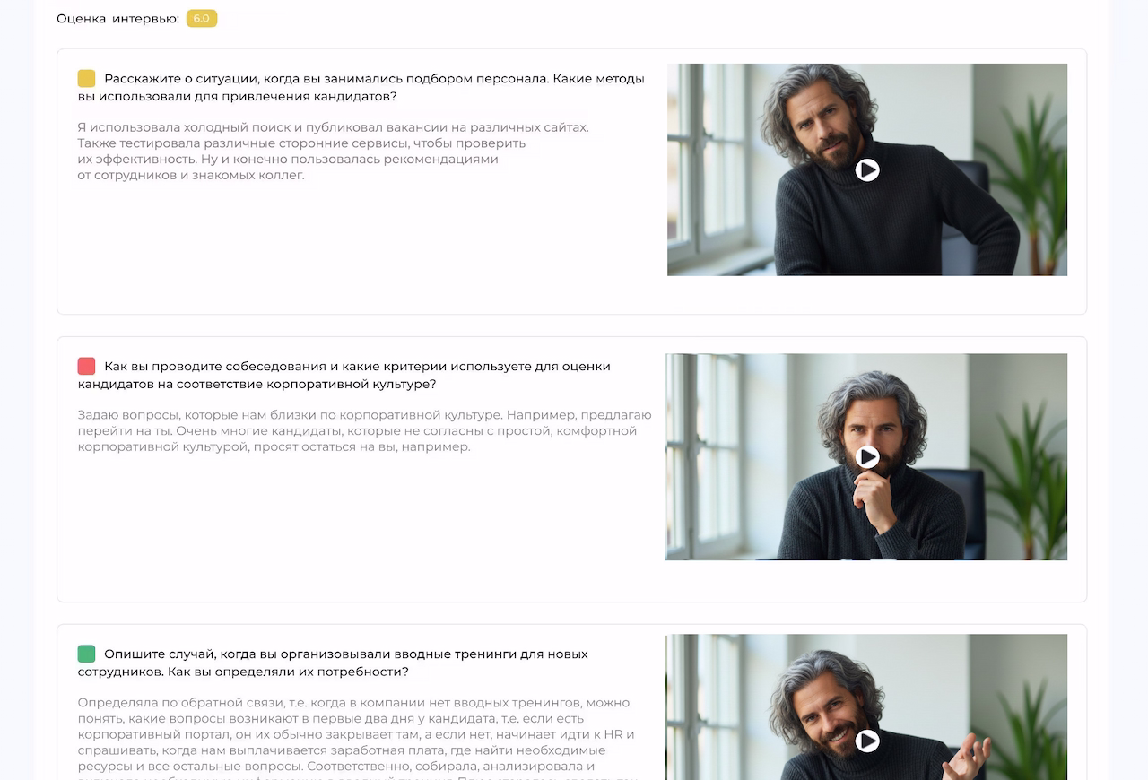 Оценка 360 градусов с ИИ-анализом